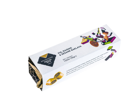 Baklava Product - Gold Fig, Raisins & Sesame Baklava -Individual 35g