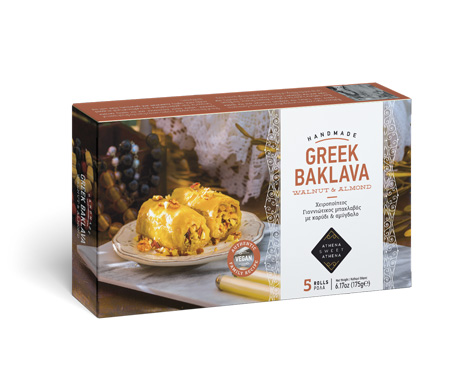 Greek Baklava Walnut & Almond (5 Pcs)